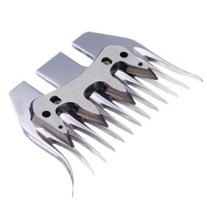 Wholesale 13 Teeth Curved Stainless Steel Clipper Accessories , Sheep Shearing Blades from china suppliers