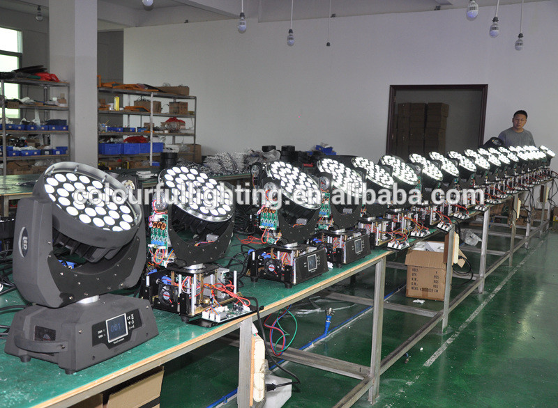 High Quality Stage Wash 10 Watt x 36 LED Moving Head (RGBW) with Zoom