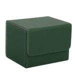 100+ PU Leather Side Loading deck card box Embossment For Trading Cards Storage