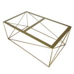 Living Room Metal Furniture Frame , Rose Gold Coffee Table Metal Frame
