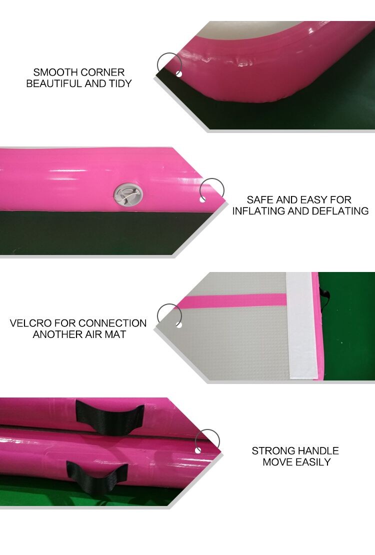 Customized Blue Inflatable Air Track Gymnastics Mat 3M 5M 6M 8M 10M 12M