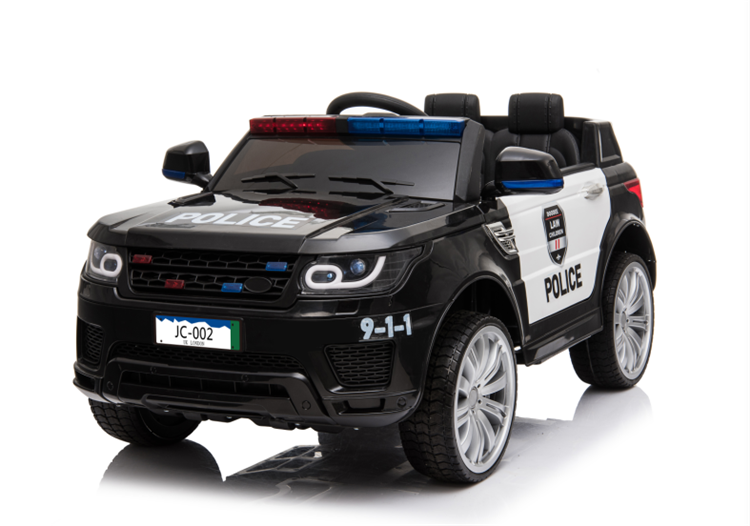 Suitable for 3-8 Year Olds Big Two Seater Battery Operated Police Car