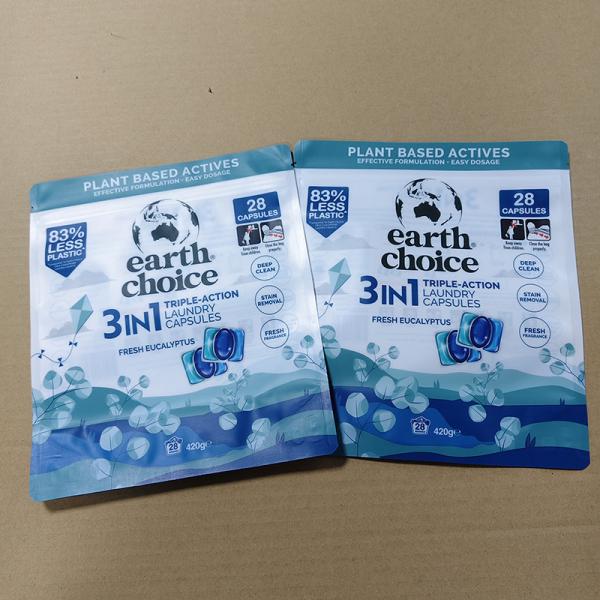 ​​Laundry Detergent Pod Packaging Bags Customizable PE Multi-Layer Design