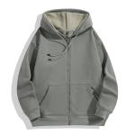Men'S Soft Fleece Hooded Sweatshirt With Pocket Casual Zip Up Athletic Hoodie