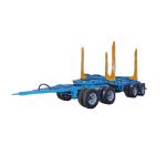 4 Alxes 2 Alxe Full Trailers Logging Truck Log Trailer Log Loader Timber Trailer
