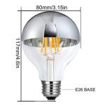 G80 Decorative Filament Bulbs LED Globe 2400K 4W 6W 8W