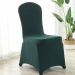 White Red Blue Polyester Spandex Banquet Chair Covers