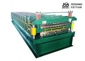 Wholesale Double Deck Roll Forming Machine , Color Steel Sheet Metal Roofing Machine from china suppliers