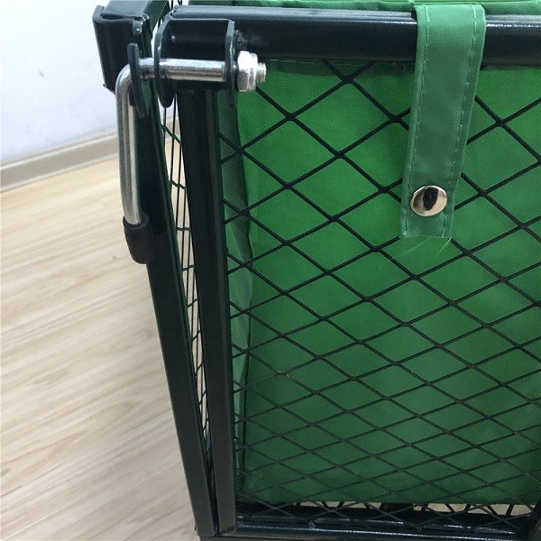XXL Heavy Duty Garden Mesh Cart Wheelbarrow Mesh Garden Trolley Cart Utility Tipper