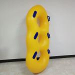 OEM Yellow PVC Heavy Duty Inflatable Swimming Ring for Water Park Party