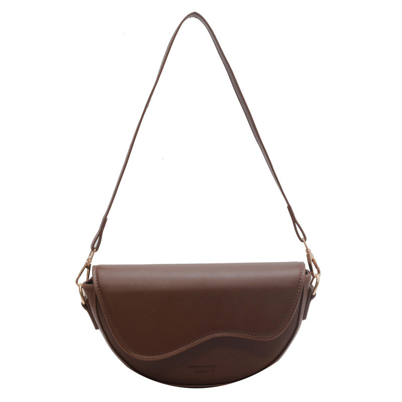 FASHION PREMIUM NICHE BAG NEW ONE-SHOULDER UNDERARM RETRO ALL-IN-ONE SADDLE BAG