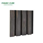 Polyester Fiber Acoustic Panel Wooden Slats Wall for Office Acoustic Improvement