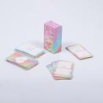 Matte PVC Plastic Learning Game Cards 300g White Cards