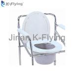 Aluminum Medical Rehabilitation Equipment Portable Elderly Toilet Commode Chair