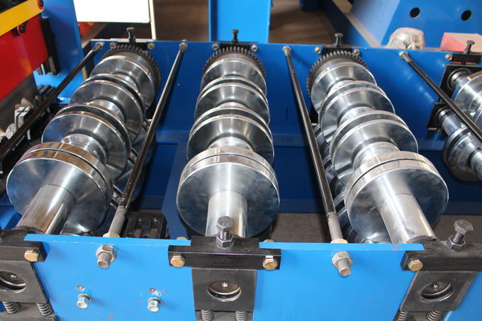 Automatic PLC System Floor Deck Roll Forming Machine 8m / Min