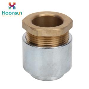 Wholesale Galvanized Iron / Brass TH Type Marine Cable Gland With Nickel - Plated Hoop Washer from china suppliers
