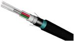 Non-Metallic Distribution Outdoor Fiber Optic Cable / Direct Burial Fiber Optic