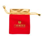 Recyclable Small Drawstring Bags For Jewelry , Travel Jewelry Pouch For Handbag