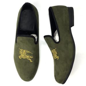 Wholesale Wedding Mens Leather Slip On Shoes Men'S Smoking Slippers EVA Insole Material from china suppliers
