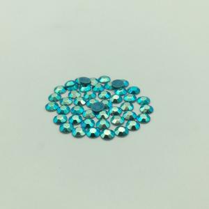 China Flat Back Glass Lead Free Crystal Beads / Korean Large Loose Rhinestones on sale