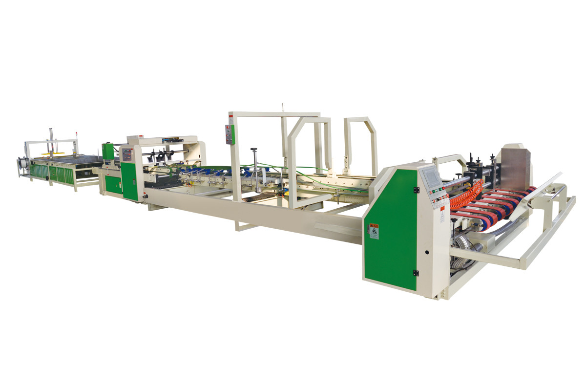 Wholesale Automatic Carton Folder Gluer machine , Flap Pasting Machine from china suppliers