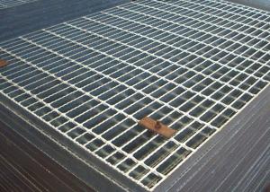 Wholesale Walkway Serrated Steel Grating , Welded Steel Bar Grating Mild Steel from china suppliers