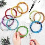 0.8-15mm Colored Stainless Steel Wire Jewelry Making Diy Craft Aluminum Wire
