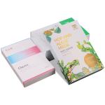 Gloss Lamination Makeup Cosmetic Box Hot Gold Foil Packaging Paper Cosmetic Box