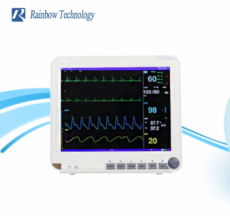Standard Version Patient Monitor Multiparameter Medical 15 Inch Vital Signs