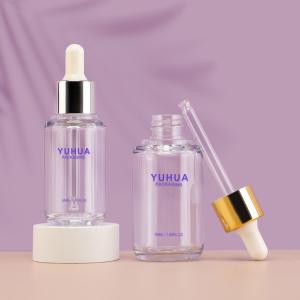 Wholesale 50ml Empty Serum Bottles Essential Oil Skincare Packaging Dropper Bottle from china suppliers