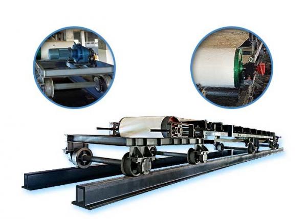 Movable Reciprocating Troughed Belt Conveyor Equipment With Walking Wheel