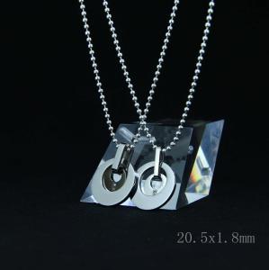 Wholesale Fashion High Quality Fashion Stainless Steel Round Shapped Necklace Pendant LPR75 from china suppliers