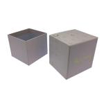 Square Gift Box Foil Stamping Logo Design , Coloured Gift Boxes