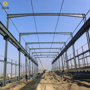 Wholesale Commercial Prefabricated Metal Sheds Warehouse Steel Frame Building Workshop from china suppliers