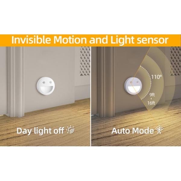Smiling Face Intelligent Induction LED Night Light Magnetic Suction Wireless