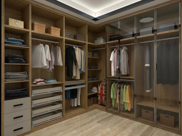 Pantry Cabinet Modern Panel Furniture Storage Cabinet Fitted Wardrobes System