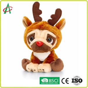 Wholesale 12 inch Musical Plush Toys , OEM Singing Christmas Dog Colorful from china suppliers