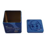 Square Empty Popcorn Tin Can Christmas Holiday Popcorn Gift Tin Packaging