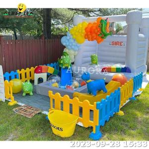 Wholesale Children Indoor Soft Play Equipment With Blue Bounce House For Party Rental from china suppliers