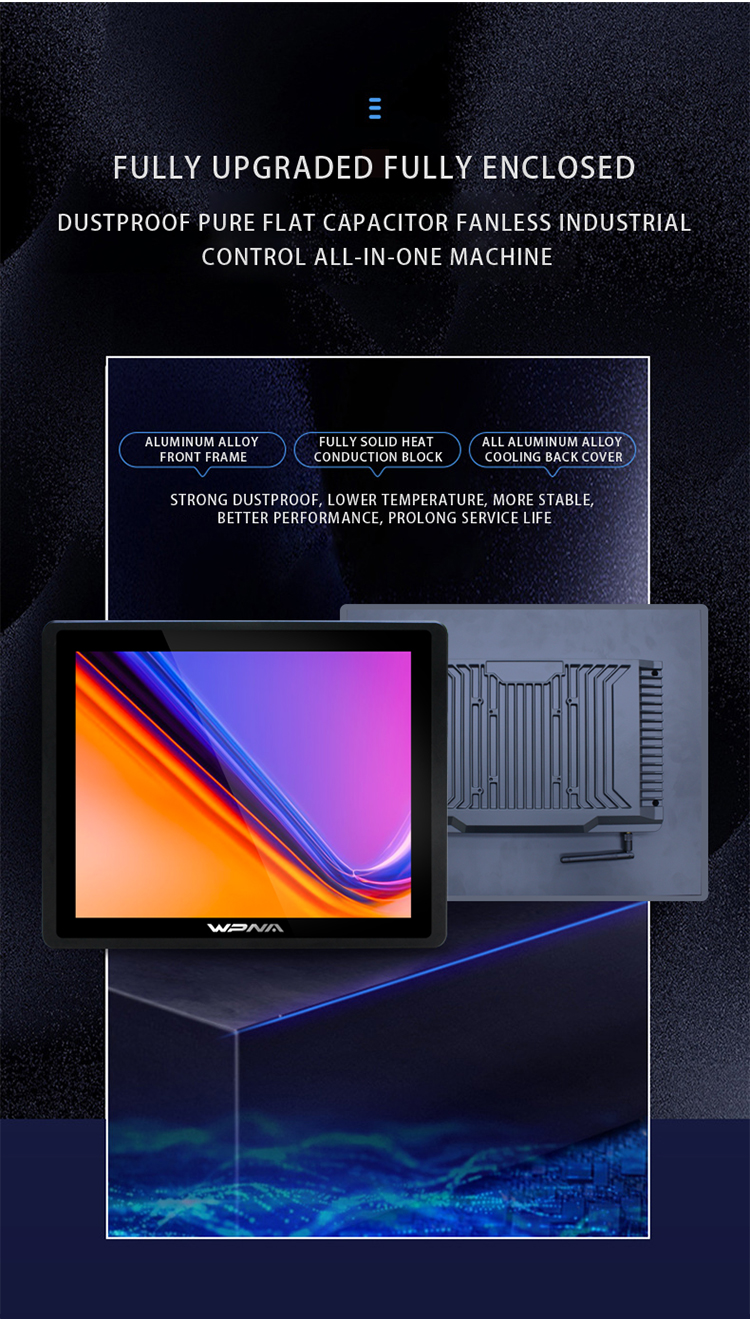 VGA/HDMI/4xUSB/1x RJ45/AUDIO/2xRS232/MIC/EAR Industrial Android Panel PC with Touch Screen