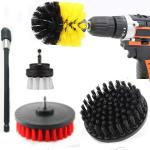 Drill Cleaning Brush 5 Piece Scrub Brush Drill Attachment Shower Cleaner Bath