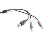FCC Wired Stereo Gaming Headset 3.5mm Noise Cancelling Microphone