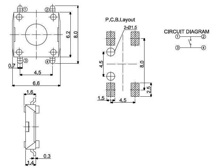 Smt Tact Switch