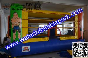 Wholesale Rental Inflatable Sport Games , Commercial Bounce House Boxing Ring for Adults from china suppliers