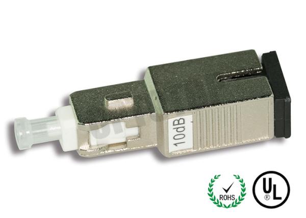 Wide Band wavelength 1310 / 1550 nm Fiber Optic Variable Attenuator With Metal -