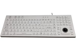 Wholesale IP68 106 Keys Waterproof Medical Keyboard 100mA Washable With Backlight from china suppliers