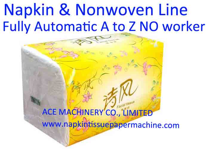 Napkin Full Automated Production Line With Auto Transfer System
