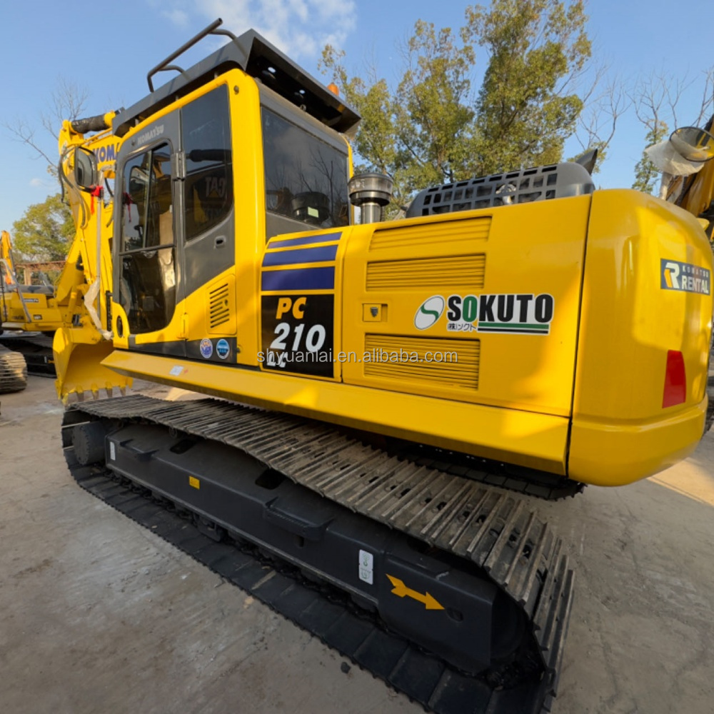 Second Hand 20 Ton Komatsu PC210 Excavator with Fuel-Saving System and Working System