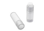 UKA32 Twist Up Acrylic Airless Pump Round Bottle 15ml 30ml 50ml For Cosmetic