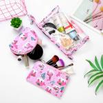 Custom Cute Cartoon Waterproof Polyester Cosmetic Bag Wash Bag